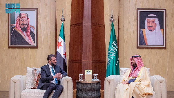 Crown Prince Meets Syrian President in Riyadh Crown Prince Meets Syrian President in Riyadh