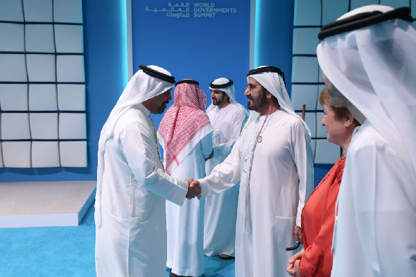 Mohammed bin Rashid Meets Arab Finance Ministers