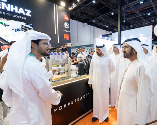 Mohammed bin Rashid at World of Coffee 2025