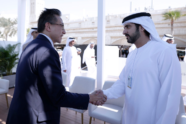 Hamdan bin Mohammed Meets Alibaba Chairman