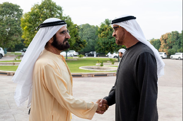 UAE Rulers Exchange Ramadan Greetings at Farm