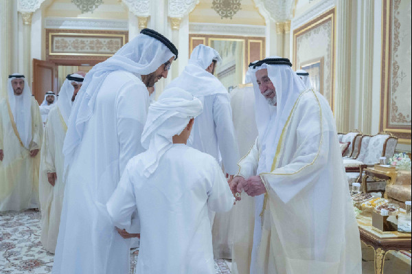 Sharjah Ruler Receives Eid Well-Wishers