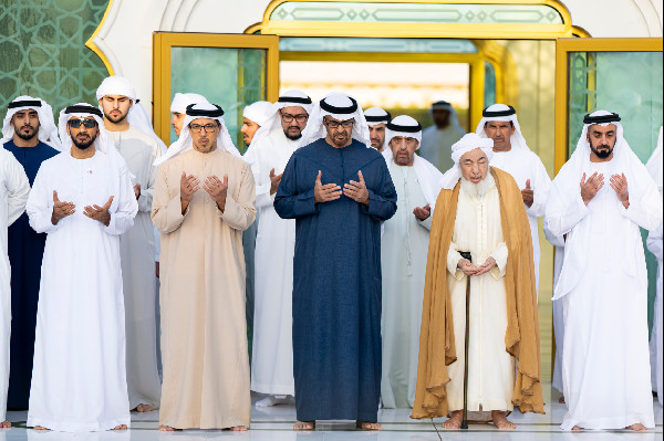 President Leads Eid al-Fitr Prayers in Abu Dhabi