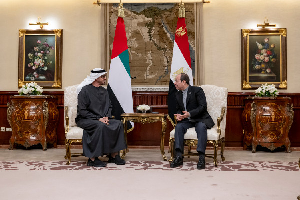 UAE and Egypt Leaders Discuss Cooperation