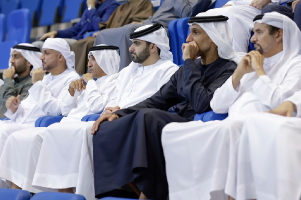 Mansoor bin Mohammed at Nad Al Sheba Sports Tournament