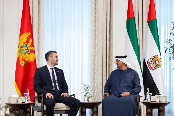 UAE and Montenegro Enhance Cooperation Relations