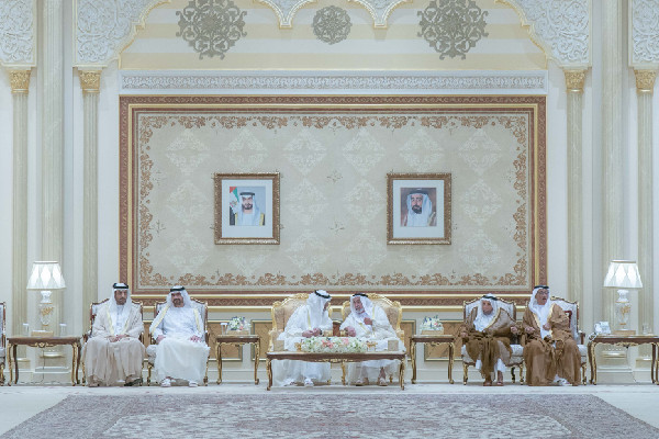 Sharjah Ruler Receives Eid Well-Wishers