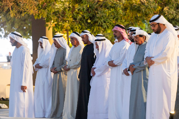 UAE Rulers Exchange Ramadan Greetings at Farm