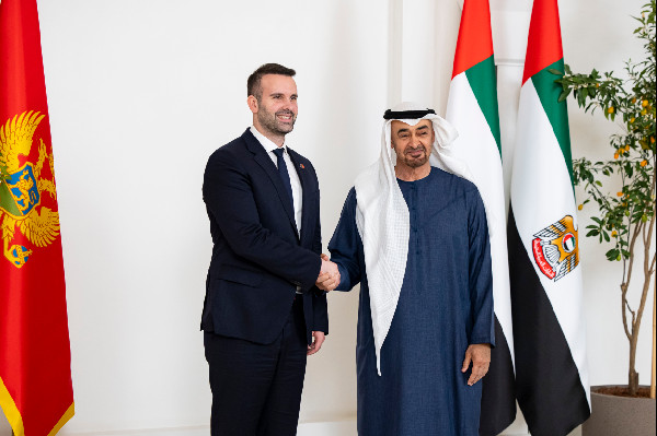 UAE and Montenegro Enhance Cooperation Relations