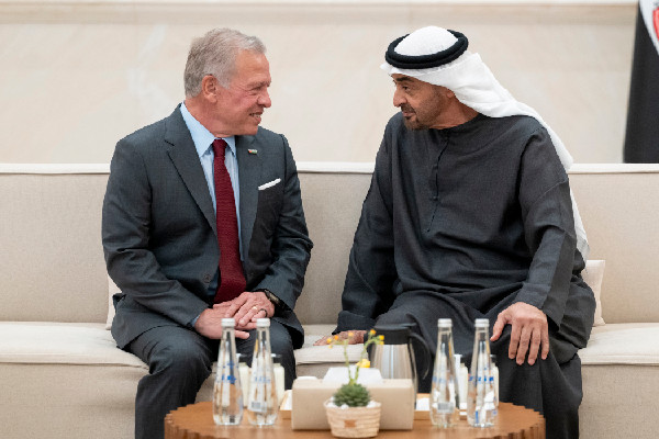 UAE and Jordan Leaders Discuss Cooperation