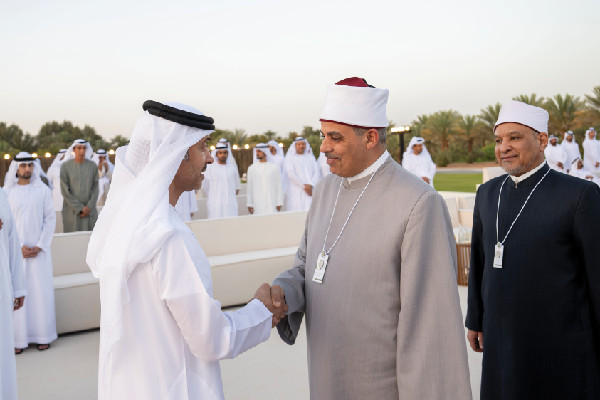 Hazza bin Zayed Welcomes Ramadan Well-Wishers