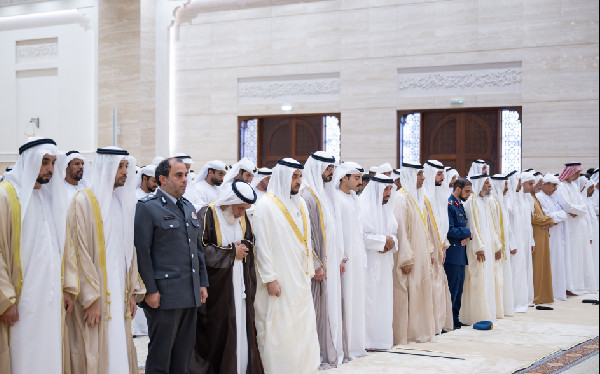Eid Prayers Led by Sheikh Hamdan in Al Mirfa