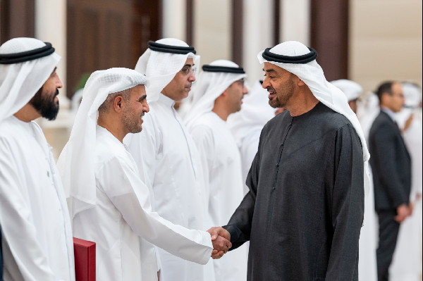 UAE President Hosts Erth Zayed Philanthropies Delegation