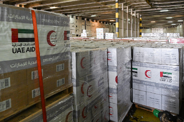 Emirati Aid Ship Reaches El Arish for Gaza