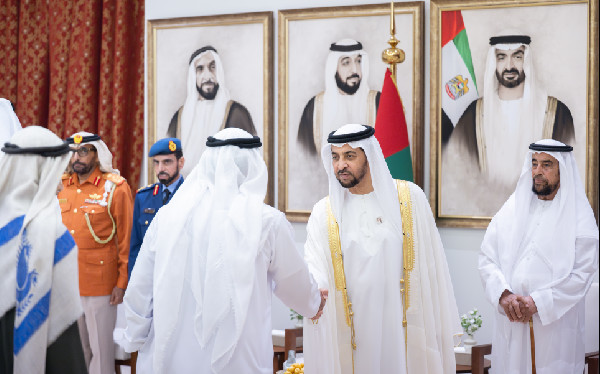 Eid Prayers Led by Sheikh Hamdan in Al Mirfa