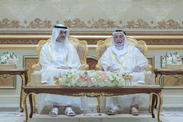 Sharjah Ruler Receives Eid Well-Wishers