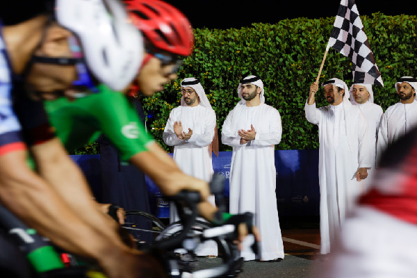 Mansoor bin Mohammed at Nad Al Sheba Sports Tournament