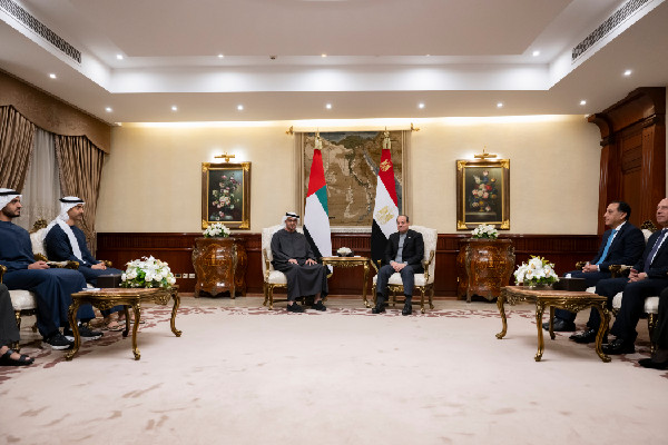 UAE and Egypt Leaders Discuss Cooperation
