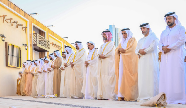 Ajman's Ruler and Crown Prince Lead Eid Prayers