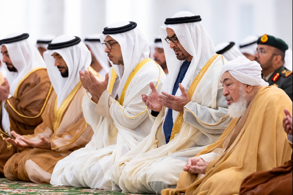 President Leads Eid al-Fitr Prayers in Abu Dhabi