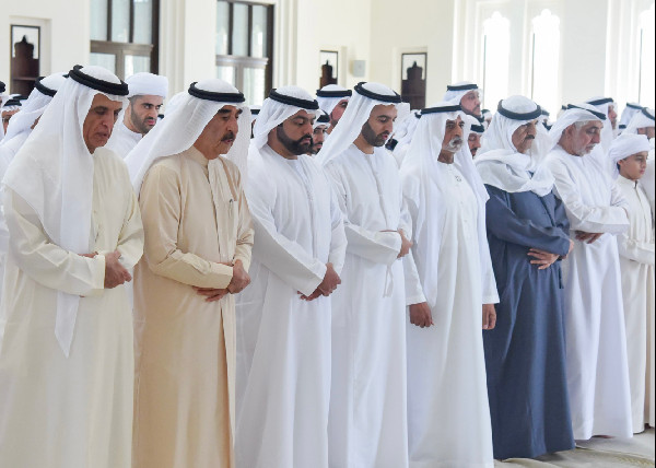 Rulers Attend Funeral Prayer for Sheikha Hassa