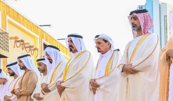 Ajman's Ruler and Crown Prince Lead Eid Prayers