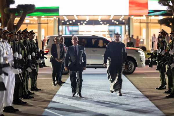 UAE and Jordan Leaders Discuss Cooperation