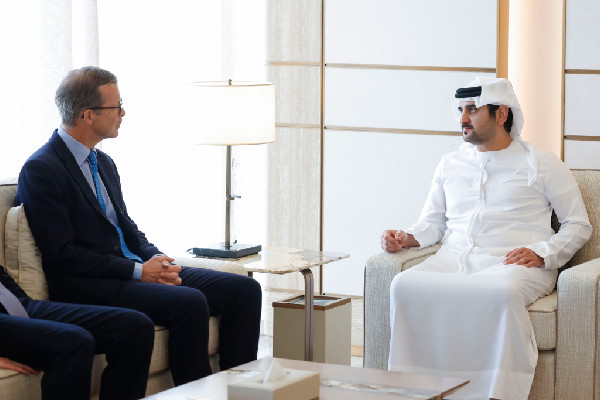 Maktoum bin Mohammed Meets Liechtenstein Trust Chairman