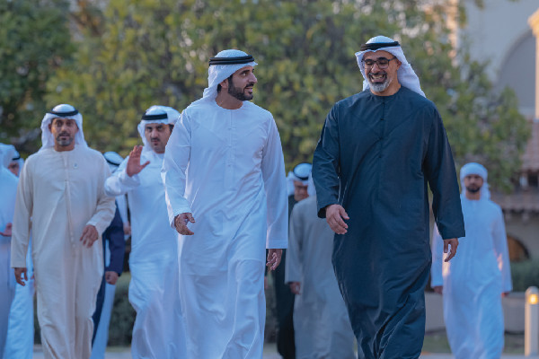 Crown Princes Meet for Iftar in Dubai