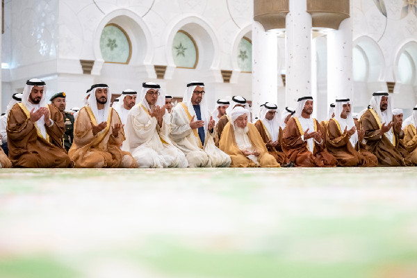President Leads Eid al-Fitr Prayers in Abu Dhabi