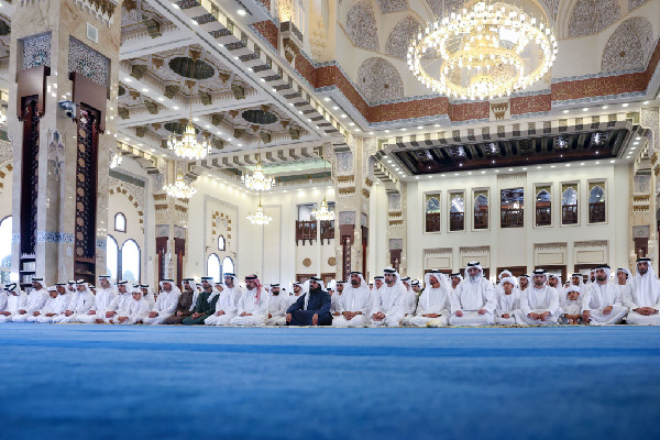 Eid al-Fitr Prayer Led by Hamdan bin Mohammed