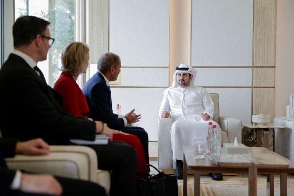 Maktoum bin Mohammed Meets Barclays CEO