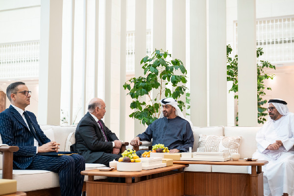 UAE President Meets Iraqi Foreign Minister