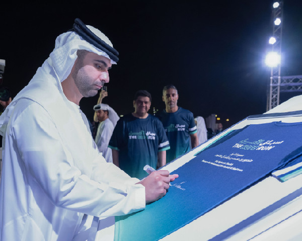 Mansour bin Mohammed at Charity Hope Race