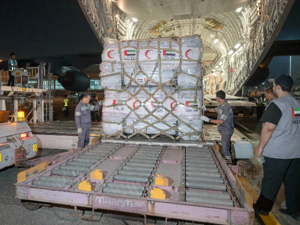 UAE Sends Humanitarian Aid to Myanmar