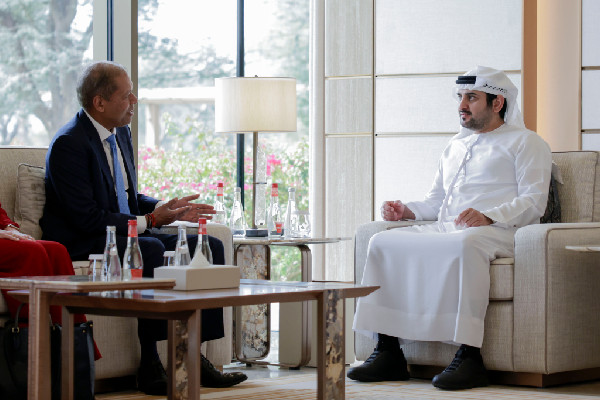 Maktoum bin Mohammed Meets Barclays CEO