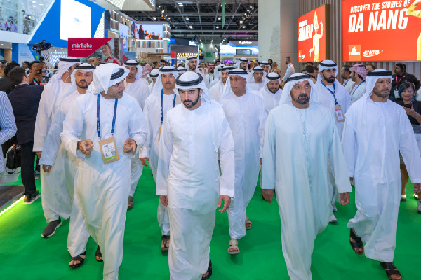 Hamdan bin Mohammed Visits Arabian Travel Market 2025