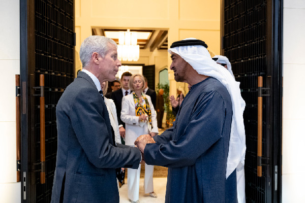 UAE President Discusses Energy Security with US Secretary