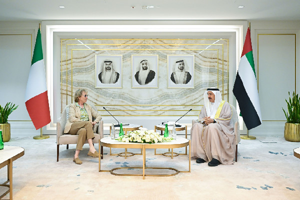 Ghobash Meets Italian Senate Chairwoman