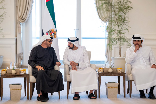 UAE President Meets Dubai Leaders
