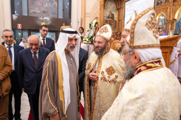 Nahyan bin Mubarak Attends Easter Celebrations