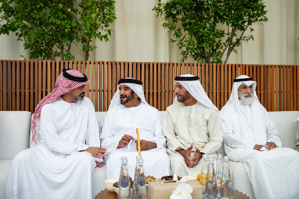 Sheikh Mohamed Attends Al Nahyan Weddings