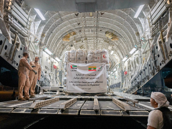 UAE Sends Humanitarian Aid to Myanmar