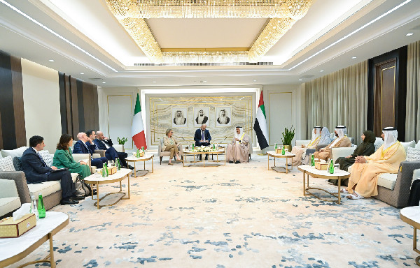 Ghobash Meets Italian Senate Chairwoman