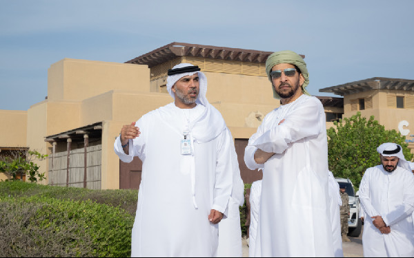 Hamdan bin Zayed Visits Sir Bani Yas Island
