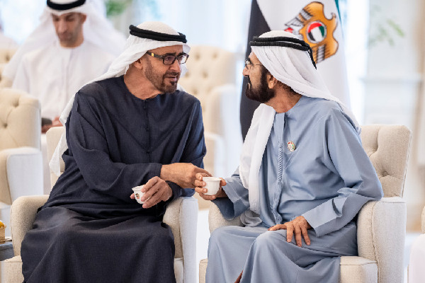 President Welcomes Sheikh Mohammed bin Rashid