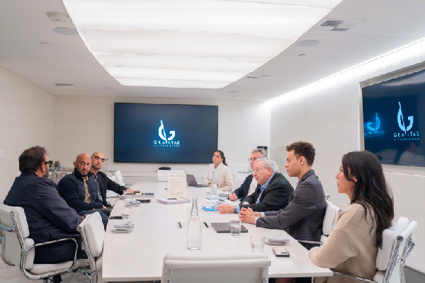 UAE's Abdullah Al Hamed Meets Media Leaders