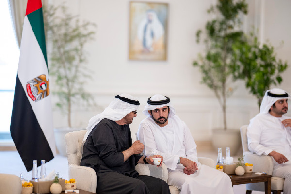 UAE President Meets Dubai Leaders