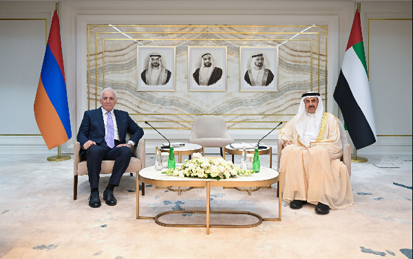 Ghobash Hosts Armenian President Khachaturyan