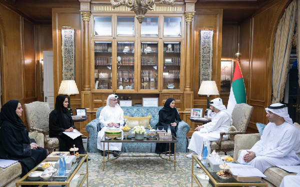 Hamdan bin Zayed Meets Entrepreneurship Minister
